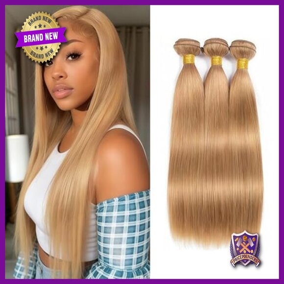 Brazilian Straight Human Hair Extensions 3 Bundles 100g Each 16-20 Inch main image 5